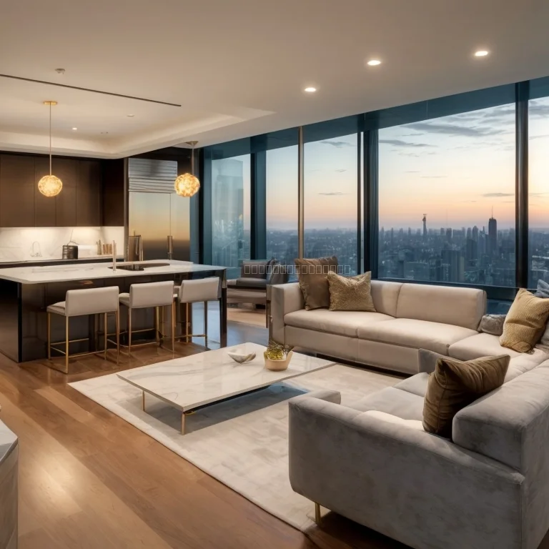 Interior view of a Luxoria curated luxury apartment