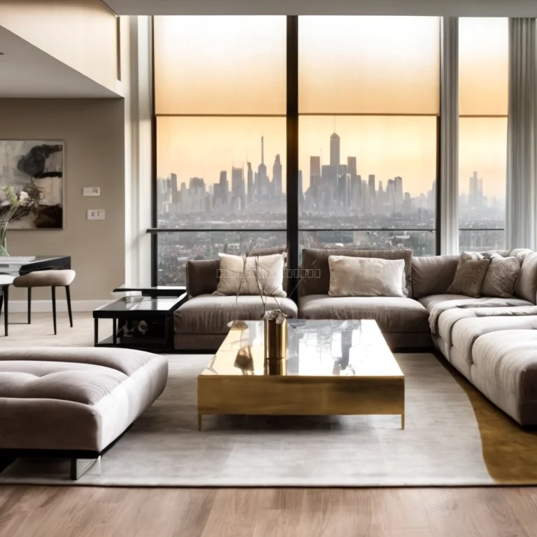 Rooftop terrace view of Arabian Gulf at sunset